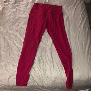 Lulu Lemon bring pink leggings